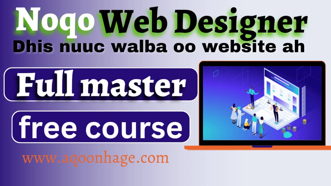 noqo web full designer oo dhis website nooc kasta